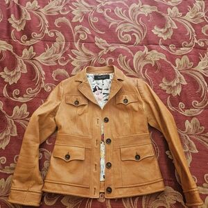 Gucci leather jacket, sz 42 or 6 US